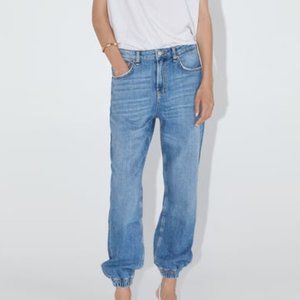 ZARA | ZW PREMIUM DENIM JOGGER JEANS, SIZE:M